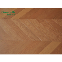 Vendor manufaktur live stream spesial! Harga Murah oak putih direkayasa lantai kayu chevron kayu parket kayu kayu