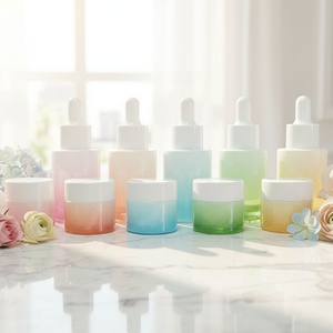 Embalaje Cosmetic Goteros De Vidrio Custom Logo 30ml Glass Dropper <b>Bottles</b> Jars Screen Printing Custom Color for Essential Oil - Product Image 1