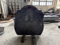 SGZ-STONE Chine Prix d'usine compétitif Tombes et monuments sur mesure en granit noir absolu pour cimetière, bonne résistance au gel