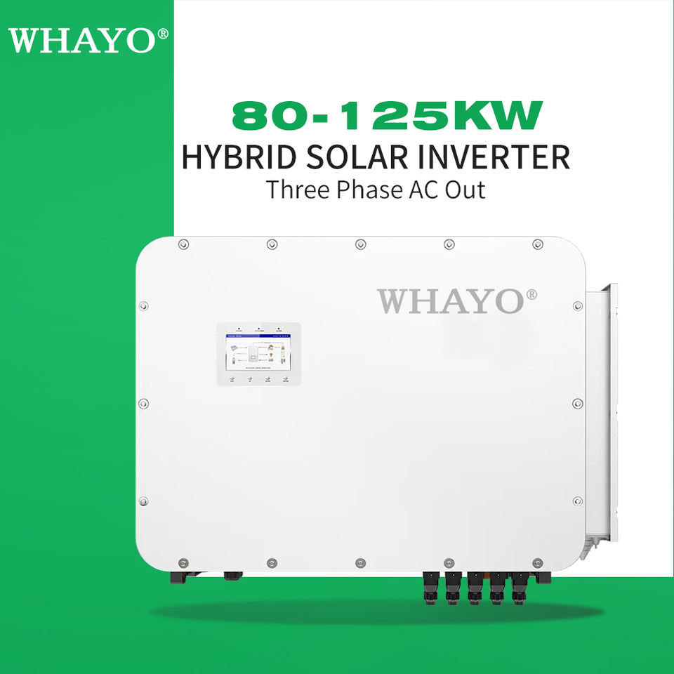 Whayo Complete Set 50kW 100kW 150kW Hybrid Solar Power System 241kWh ...