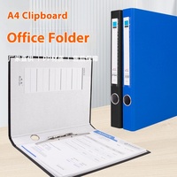 Carpeta de Almacenamiento de Archivos de Oficina de Papel de una Sola Capa Duradera con Impresión Digital para que los Maestros Organicen Documentos