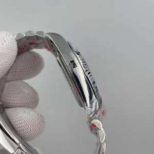 סופר u1 st9 שדרוג מעצב 41 מ מ "מ חדש בלינק קריסטל 904l נירוסטה עמיד למים צמידים - Product Image 3