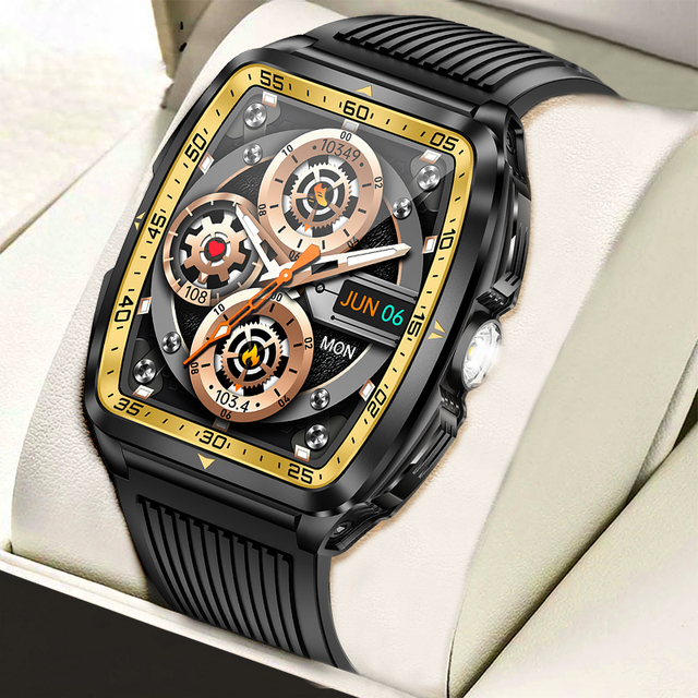 VALDUS 400mAh Battery Support Blood Oxygen Blood Pressure Monitoring Waterproof Smartwatch Music Control VD22 Smart Watch
