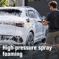 Pistolet de lavage de voiture à vapeur haute pression portable E-24SGP avec mousse pour le nettoyage intérieur des voitures, le detailing et les entreprises de lavage de voitures mobiles. 110V 220V