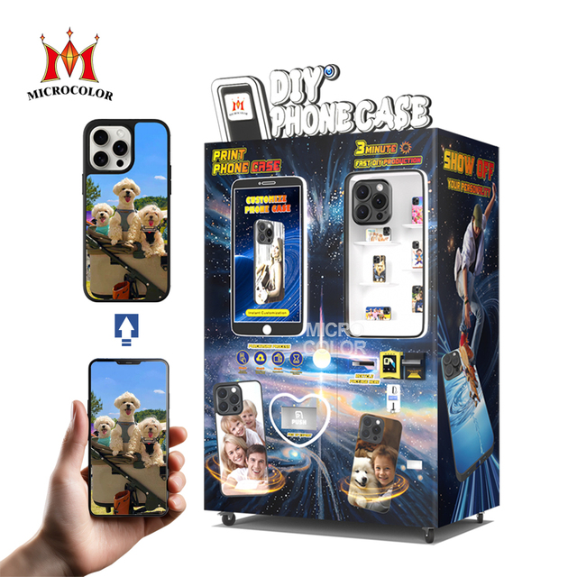 New Arrival Silicone Phone Case Printer Diy Custom Personalized Phone Cases Automatic Printing Vending Machine