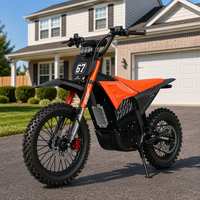 Moto électrique tout-terrain, batterie lithium 52V 28Ah, couple élevé 140Nm, vitesse maximale 50 MPH, moto électrique tout-terrain pour adultes