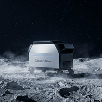 Xlaserlab Q1 Machine de nettoyage laser à fibre pulsée MOPA portable refroidie par air 120W pour métal, bois, pierre, 9 motifs, haute productivité, Nouveau