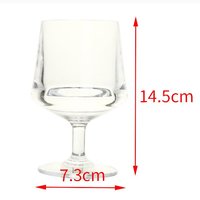 Verres à vin sans BPA, gobelets à brandy en plastique de qualité commerciale, gobelets à vin réutilisables, verres à champagne pour hôtels, bars, fêtes