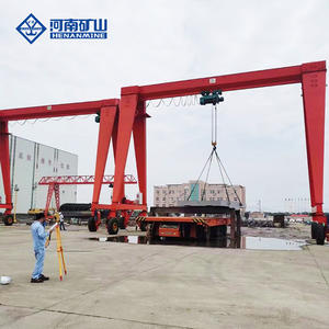 맞춤형 이동식 5톤 10톤 16톤 20톤 고무 타이어 갠트리 크레인 무선 리모컨 포함 - Product Image 4