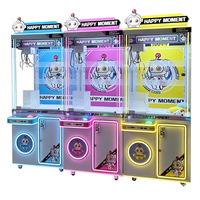 Meilleure vente : Machine à grue à monnayeur pour peluches, jeu d'arcade avec grue en acier inoxydable pour zone de jeux pour enfants