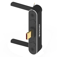 DOONJIEY USB5 120G Soporte para Teléfono de Aleación de Aluminio con Funciones Completas, PD 240W, Transferencia de Datos de Alta Velocidad, Soporte Plegable de 180 Grados