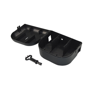 Piège à <span class=keywords><strong>souris</strong></span> ménent, Station d'appâts pour rats, boîte intelligente en plastique PP noir pour <span class=keywords><strong>attraper</strong></span> des <span class=keywords><strong>souris</strong></span> - Product Image 4