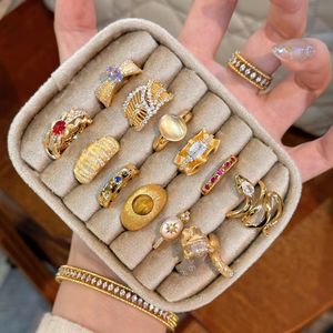 Anillos de Oro แหวนเงินสเตอริงแหวนเงิน925 Plata Al por Mayor anillos de Oro laminado 925แหวนเงินสเตอริง - Product Image 1