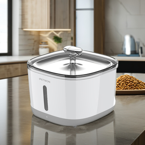 CITICITY Hot Selling 3L <b>Smart</b> Pet Water Fountain Portable Stainless Steel Automatic Water Filter Dispenser - Product Image 3