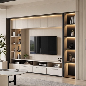 Diseño Personalizado. Mueble <span class=keywords><strong>de</strong></span> <span class=keywords><strong>TV</strong></span> <span class=keywords><strong>de</strong></span> Estilo <span class=keywords><strong>Simple</strong></span> para Sala <span class=keywords><strong>de</strong></span> Estar, para Uso Doméstico en la Sala <span class=keywords><strong>de</strong></span> Estar. Mueble <span class=keywords><strong>de</strong></span> <span class=keywords><strong>TV</strong></span> Moderno Personalizado - Product Image 2