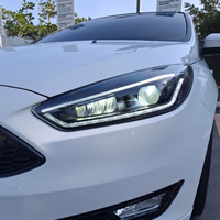 Phare de projecteur Bi-LED modifié avec DRL séquentiel compatible Ford Focus MK3 2015-2017, installation Plug and Play, amélioration du phare avant