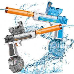 Pistola de Agua Eléctrica Barata y Pequeña, Juguete de Disparos al Blanco con Batería, Pistola de Agua Realista para Niños - Product Image 1