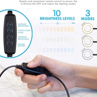 Lampe à clip vidéo Vlog Phone Beauty Live LED Ring Light Photography Selfie Live Streaming Blog Live Broadcast Makeup Table Desktop Clip Lamp