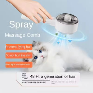 Cepillo Pulverizador para Mascotas, para Perros y Gatos, Eliminación de Pelo Suelto, Cepillo de Aseo, Suministros de Baño y Limpieza - Product Image 4