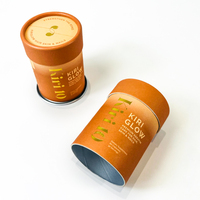 Vente en gros boîte de suppléments biodégradables de luxe boîte d'emballage de poudre de capsule de papier kraft impression cadeau personnalisé couvercle facile à décoller