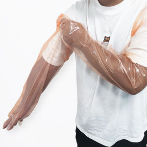 Guantes largos rectales de inseminación veterinaria caliente Guantes de vestir de campo de caza desechables para procesamiento de limpieza de ciervos y vacas - Product Image 2