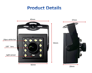 1080P Ahd Reverse Backup <strong>Camera</strong> 2MP <strong>CCTV</strong> Wide Angle Video Surveillance for <strong>Cars</strong> s Buses Vehicles Universal for <strong>Car</strong> Bus Vehicle - Product Image 6