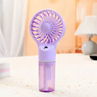 Nouveau Mini Climatiseur Portable USB Rechargeable, Humidificateur Brume Rafraîchissante, Ventilateur Brumisateur pour Maison/Bureau