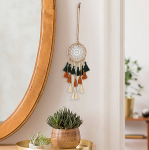 <span class=keywords><strong>Attrape</strong></span>-rêves <span class=keywords><strong>pour</strong></span> voitures Mini macramé Bohème <span class=keywords><strong>Attrape</strong></span>-rêves <span class=keywords><strong>pour</strong></span> voitures Rétroviseur Décoration suspendue - Product Image 6