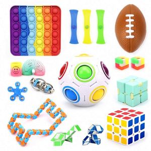 2021 Anti Stress Balls <b>Box</b> Kit Pack Sensory 30 Pieces Fidget Toys Set for 5 to 7 Years <b>Kids</b> Plastic Customized Logo - Product Image 4