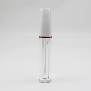 4ml Mini Vuông Trắng Hồng Vàng Son bóng Ống bốn lá hình môi men chai rỗng hộp đựng son bóng - Product Image 4