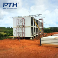 Maison mobile PTH de qualité exceptionnelle, assemblage rapide, maison préfabriquée de luxe en kit