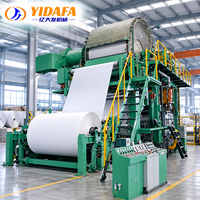 Mesin Konversi Kertas Toilet YIDAFA Baru, Motor PLC, Pompa, Bahan Baku Pulp Bambu, 5 Ton/Hari, Mesin 2000kw