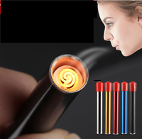 Briquet électronique USB rechargeable coupe-vent avec support de téléphone, design original pour hommes et femmes