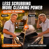 Brosse électrique pour barbecue, brosse électrique pour gril, brosse électrique pour barbecue