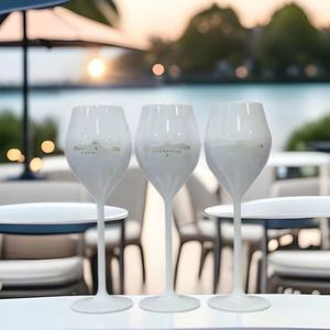 Verre à vin rouge personnalisé avec logo, verre à champagne en acrylique, gobelet en plastique réutilisable, flûtes à champagne en plastique - Product Image 4