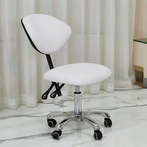 Chaises de bar pivotantes modernes noires réglables en hauteur pour comptoir de cuisine et salle à manger, mobilier de bureau à domicile - Product Image 4