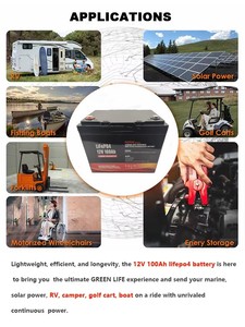แบตเตอรี่ Lifepo4 24V 200Ah พร้อมระบบสื่อสาร CAN สำหรับแผงโซลาร์เซลล์ แบตเตอรี่ลิเธียมไอออนแบบ Deep Cycle พร้อมระบบ BMS - Product Image 3
