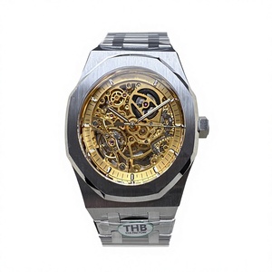 Reloj de Alta Calidad, Resistente al Agua, 41 mm, Fábrica THB, Movimiento 3120, 15407, Reloj de Buceo, Esqueleto, Color Salmón - Product Image 1