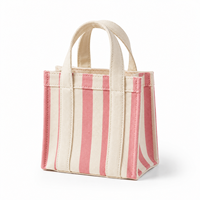 Sac fourre-tout en toile mini personnalisé avec logo, vente en gros, petit sac de courses réutilisable en coton pour femmes, enfants, cadeau promotionnel, voyage, usage quotidien