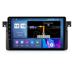 MEKEDE Android 12 Car-play+Auto Car Radio Multimedia Player For BMW E46 Coupe (M3 Rover) 316i 318i GPS Navigation BT No 2Din DVD