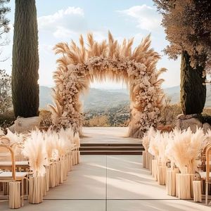 Plumas de Hierba de Pampas Seca Natural Extra Grandes de 100 cm para Decoración de Bodas y Estilo del Hogar, Tallos de Hierba al por Mayor - Product Image 4