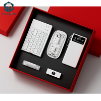 Produk Tren 2027 Set Hadiah Bisnis Korporat Mewah Mouse Nirkabel dan Keyboard Lipat dengan Speaker yang Dapat Dipersonalisasi