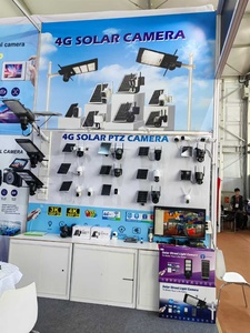 Farola Solar Integrada de 100W 200W 300W con Cámara CCTV PTZ 4G, Iluminación de <span class=keywords><strong>Seguridad</strong></span> Inalámbrica para Exteriores, para Estacionamientos y Carreteras - Product Image 5