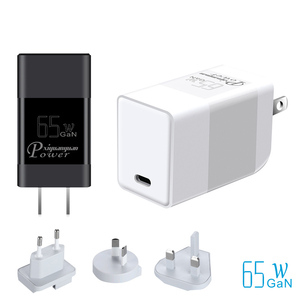 Công nghệ mới có thể gập lại chúng tôi treo tường cắm duy nhất USB C siêu nhanh PD <span class=keywords><strong>Adapter</strong></span> 65 W cho Apple Iphone Mini nhỏ nhất 65 W gan sạc - Product Image 2