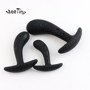 Weiches Silikon Anal Plug Dildo <span class=keywords><strong>Massage</strong></span> Stick Set 3-teilig Adult Erotic Anderes Geschlecht Männlich Weiblich Mastur batoren Butt Plug für Männer Frauen - Product Image 1