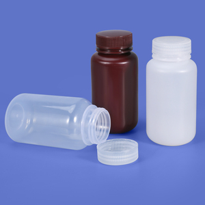 Factory Wholesale Wide Mouth HDPE/<strong>PP</strong> Plastic Chemical Resistant Bottle For Laboratory Use High Temperature Resistant - Product Image 1