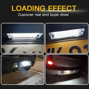 1 pièce, éclairage de plaque d'immatriculation LED, lampe de plaque d'immatriculation pour Dacia Sandero II Logan II 2013 2014 2015 2016 2017 2018 2019 2020 <span class=keywords><strong>2021</strong></span> - Product Image 4