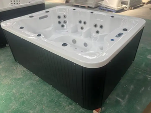 ספא חיצוני מודרני יוקרתי <span class=keywords><strong>8</strong></span> מבוגרים ג'קוזי אמבט עיסוי אמבטיה ג'קוזי ספא ג'קוזי ענק עם מוזיקה בטלוויזיה ספא בריכה חיצונית - Product Image 4