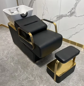 Bac à shampoing et chaise réglables pour salon de coiffure K Wholesale - Product Image 5