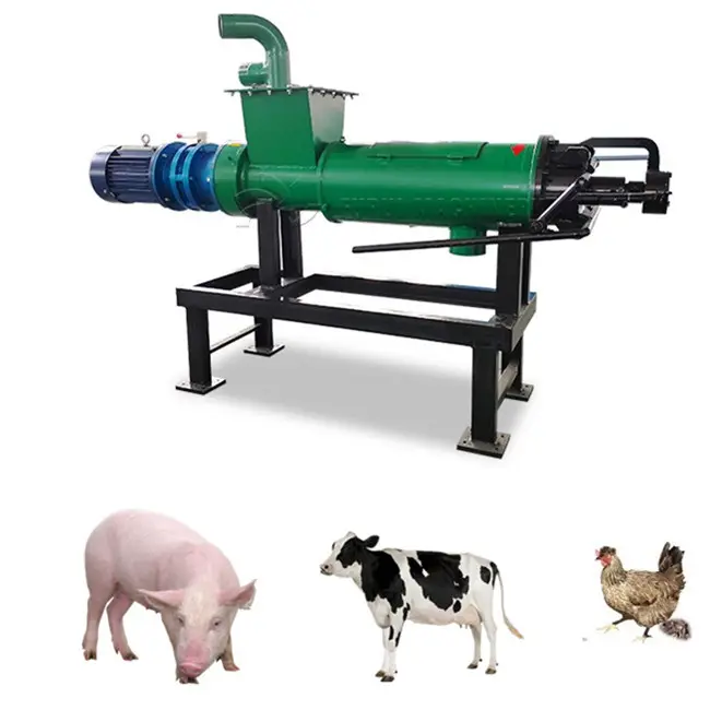 उच्च गुणवत्ता सुअर खाद dewatering पेंच प्रेस मशीन/पोल्ट्री खाद ठोस तरल विभाजक के लिए बिक्री